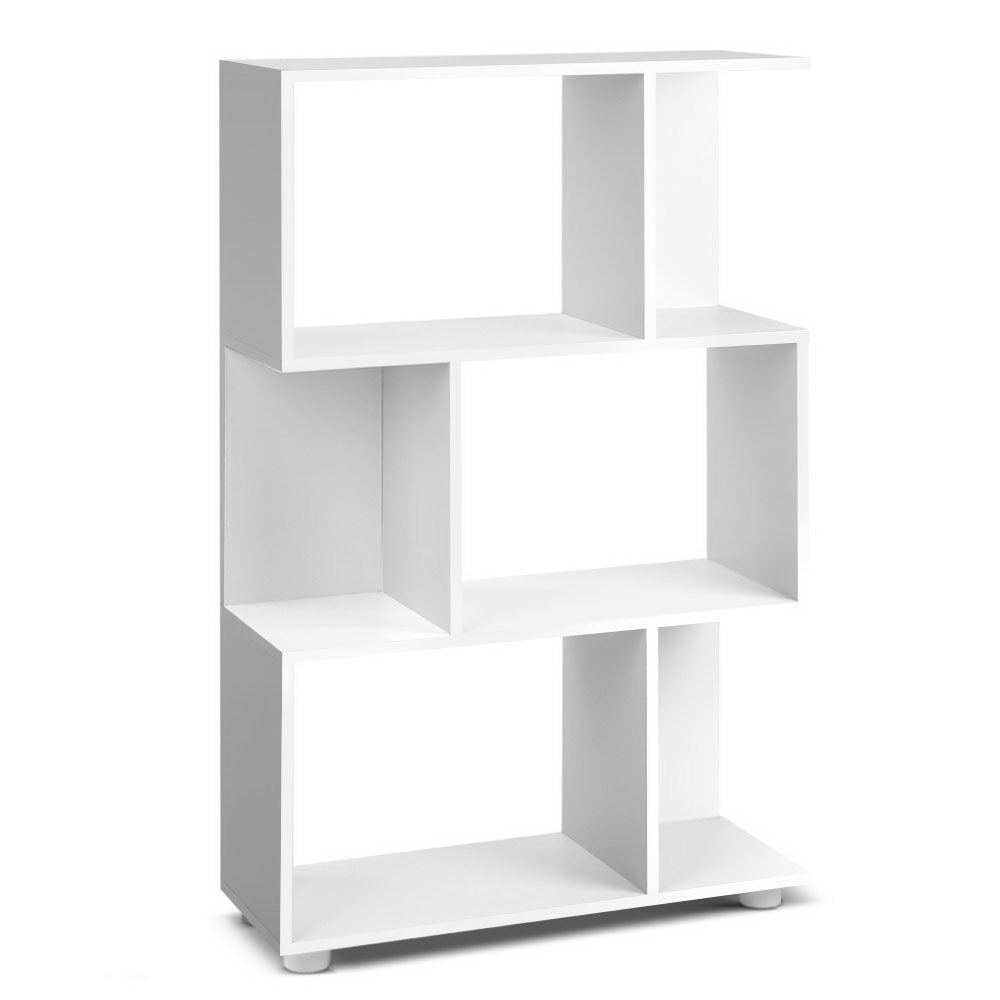 Artiss Bookshelf 3 Tiers - NINA White - TRENDZ