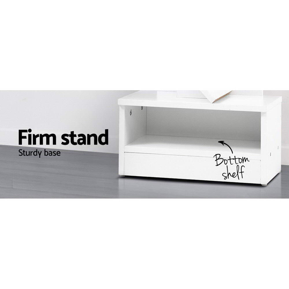 Artiss Tree Bookshelf 9 Tiers - ECHO White - TRENDZ