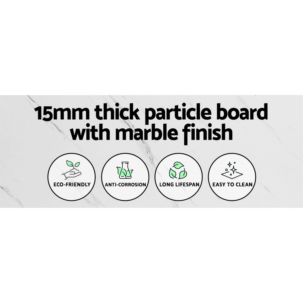 Artiss Console Table Marble Effect Frenisha - TRENDZ