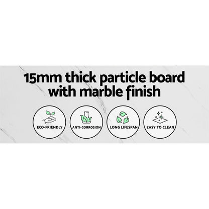 Artiss Console Table Marble Effect Frenisha - TRENDZ