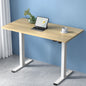 Artiss Standing Desk Motorised Sit Stand Desks White Oak 120CM - TRENDZ