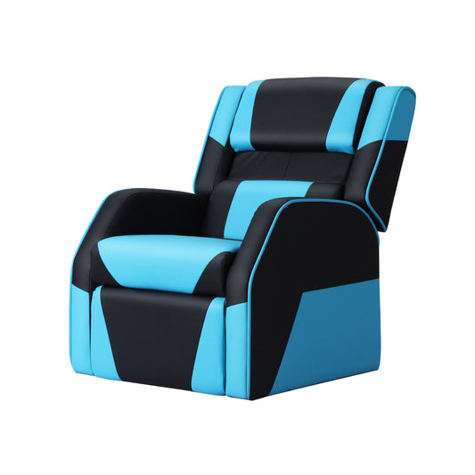 Keezi Kids Recliner Chair PU Leather Gaming Sofa Lounge Couch Children Armchair - TRENDZ