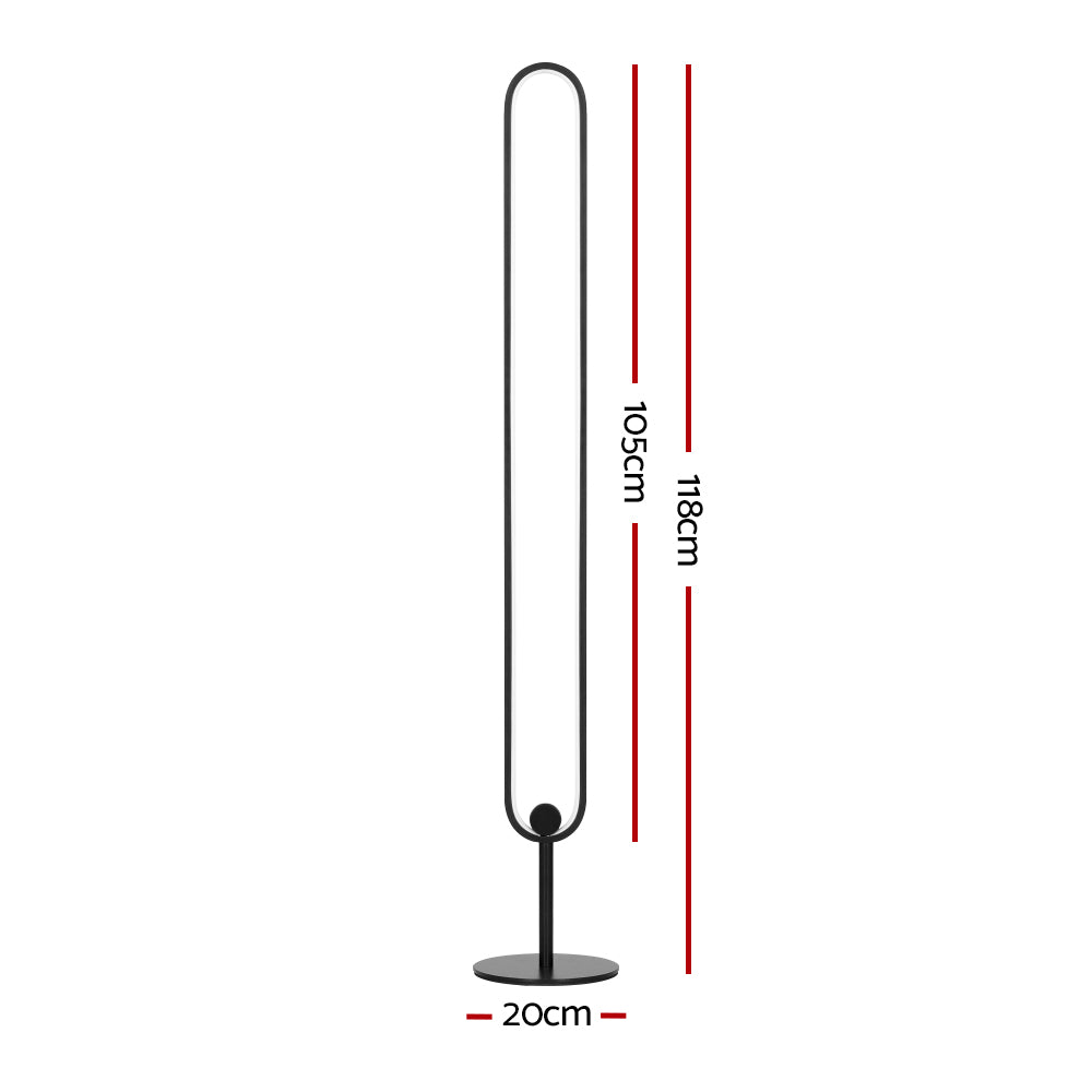 Artiss RGB LED Floor Lamp – 118cm Corner Light with Remote &amp; App Control