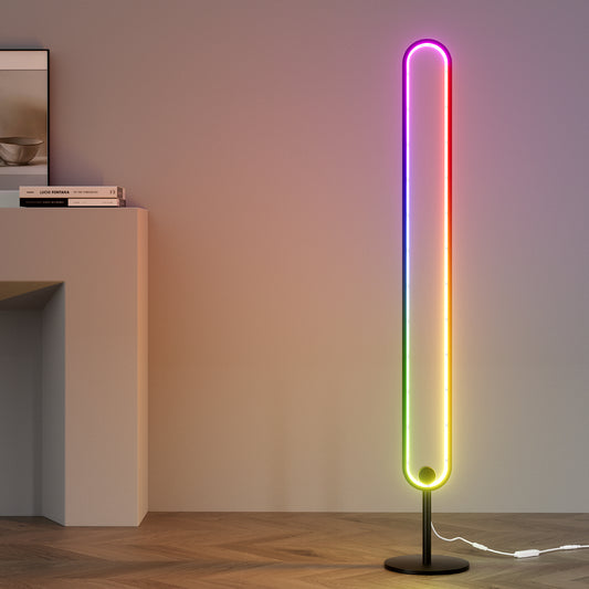 Artiss RGB LED Floor Lamp – 118cm Corner Light with Remote &amp; App Control