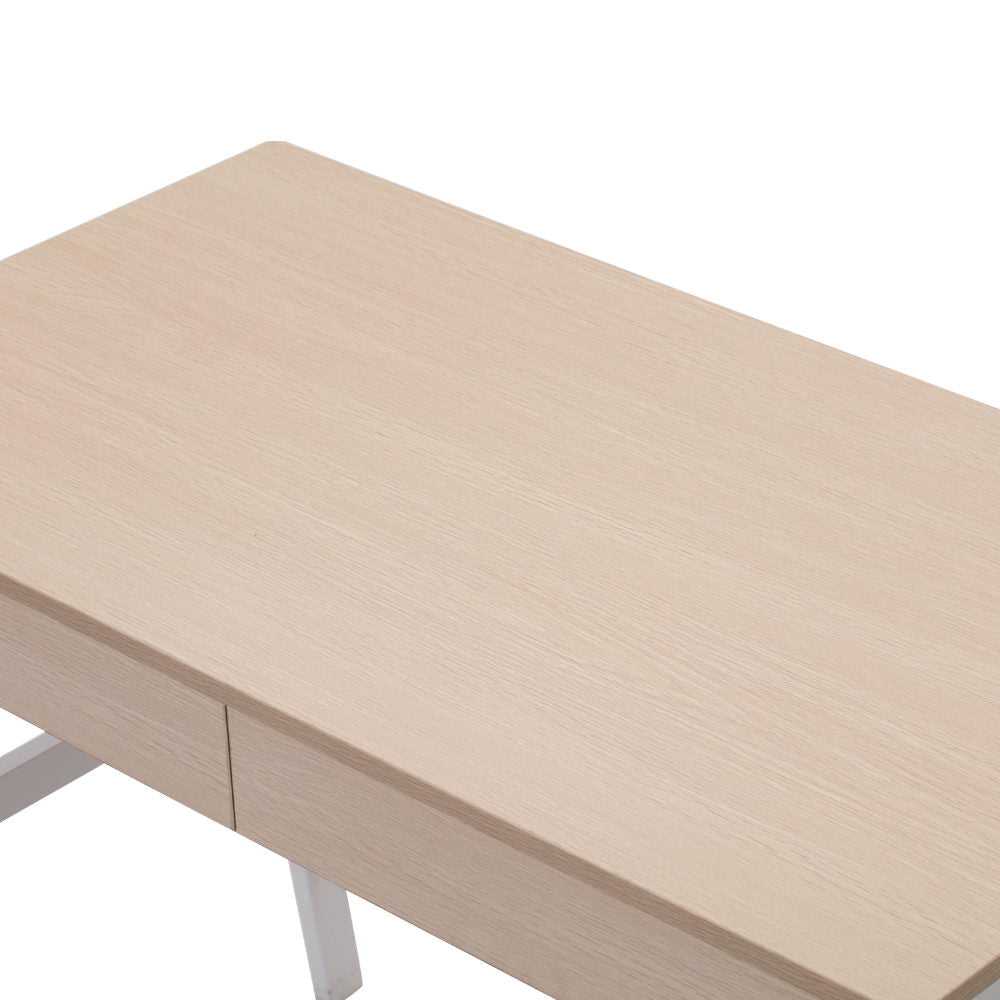 Artiss Computer Desk Drawer Cabinet Oak 100CM - TRENDZ
