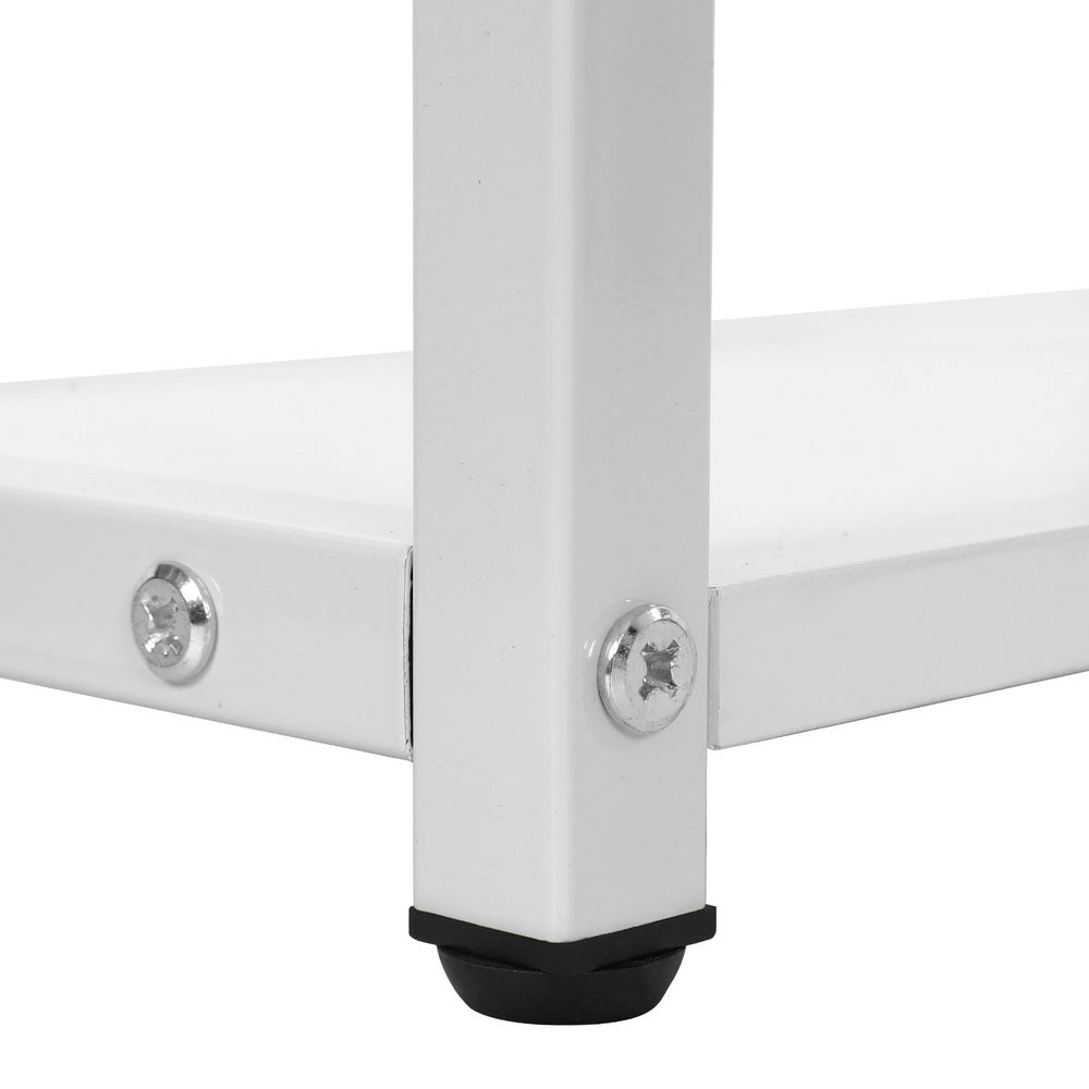 Artiss Computer Desk Drawer Shelves Study Table 120CM White - TRENDZ