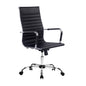 Artiss Office Chair Conference Chairs PU Leather High Back Black - TRENDZ