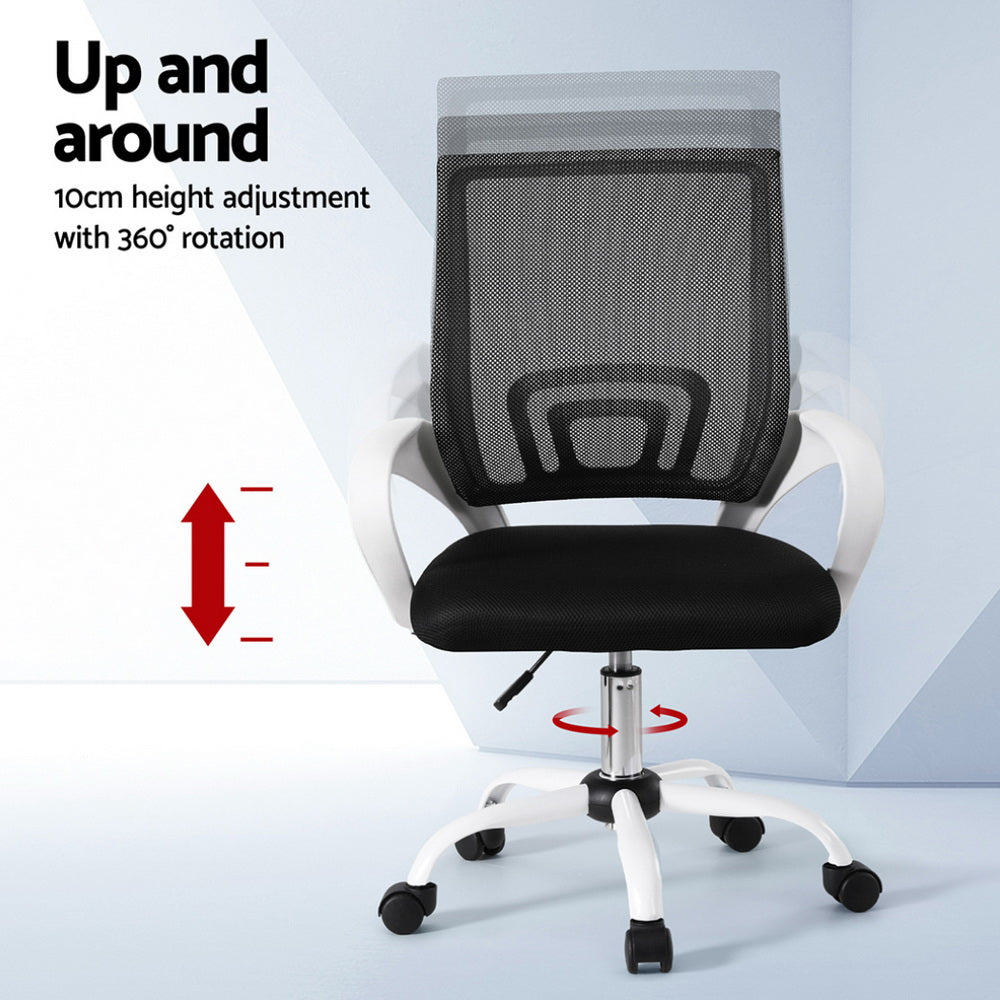 Artiss Office Chair Mesh Computer Gaming Desk Chairs Work Study Mid Back - TRENDZ