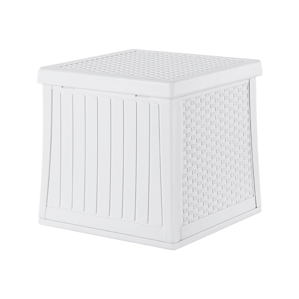 Gardeon Outdoor Storage Box 56L Container Lockable Indoor Garden Toy Tool Shed - TRENDZ