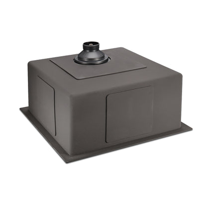 Cefito Kitchen Sink 51X45CM Stainless Steel Basin Single Bowl Black - TRENDZ