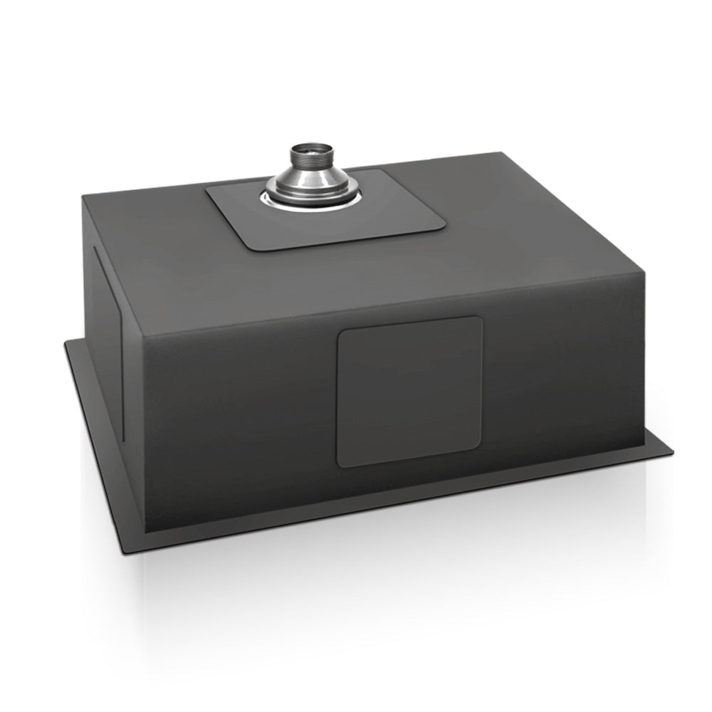 Cefito Kitchen Sink 70X45CM Stainless Steel Basin Single Bowl Black - TRENDZ