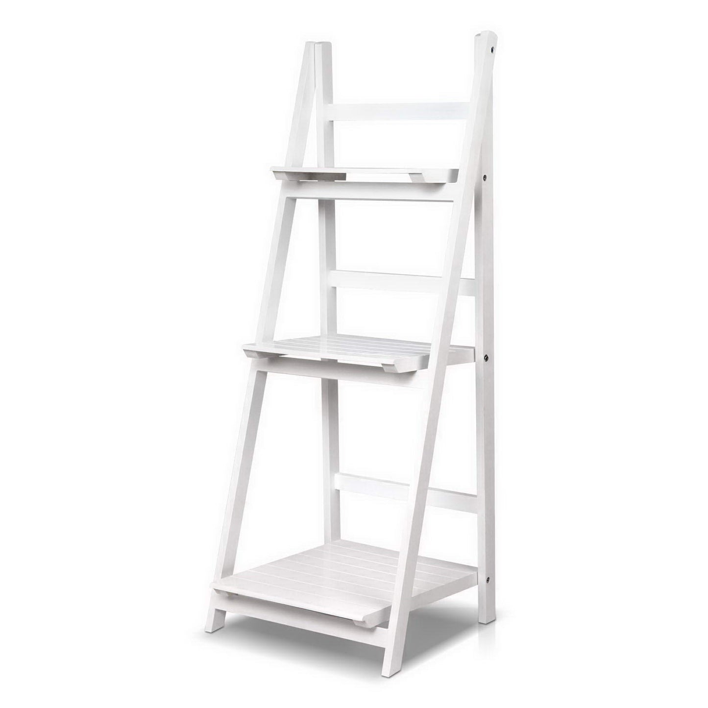 Artiss Bookshelf Corner Shelf 3 Tiers - ZANE White - TRENDZ