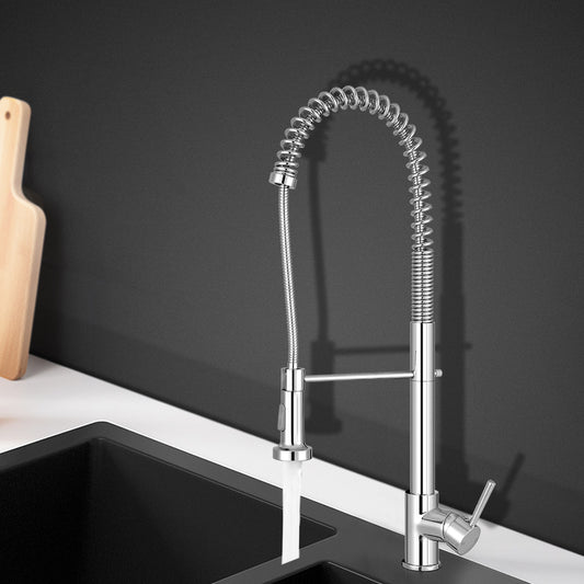 Cefito Kitchen Mixer Tap Pull Down 2 Modes Sink Faucet Basin Laundry Chrome - TRENDZ