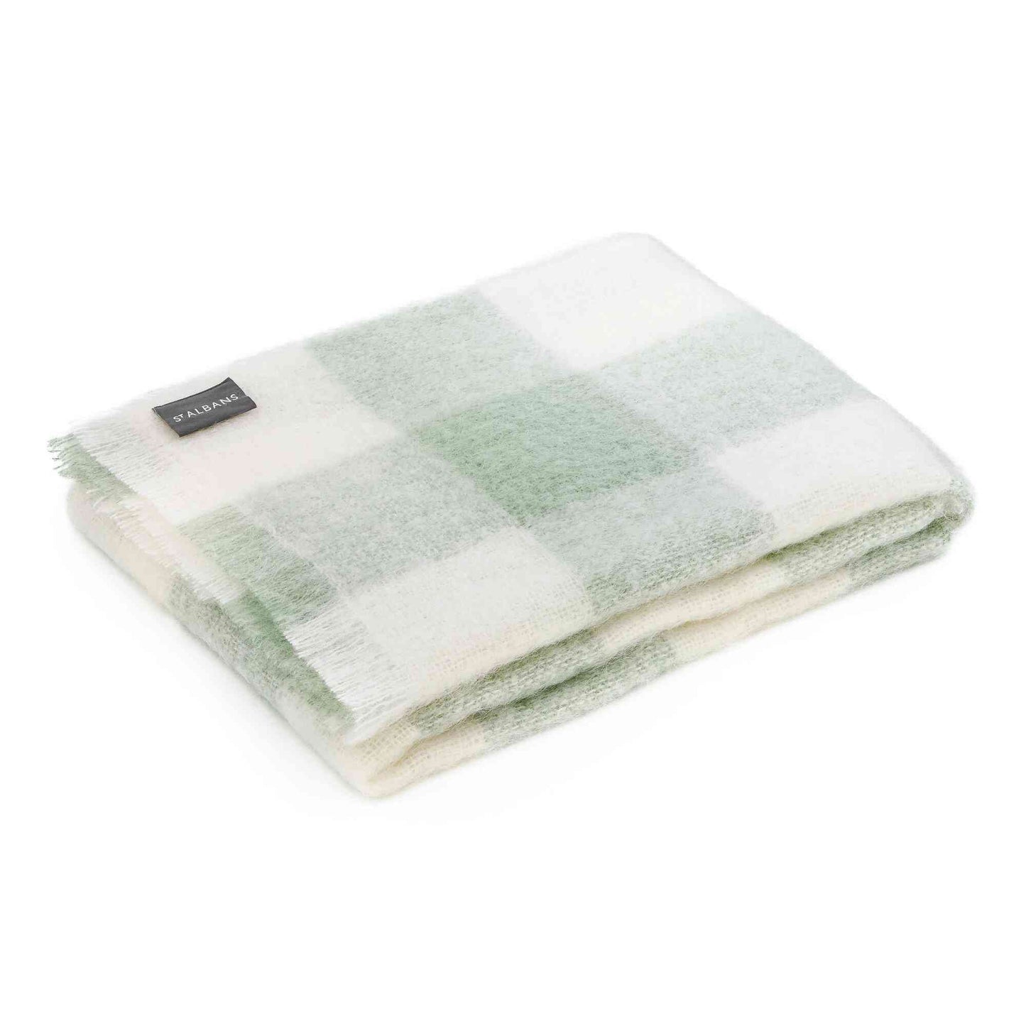Mohair Eden Check Knee Rug by St Albans - TRENDZ