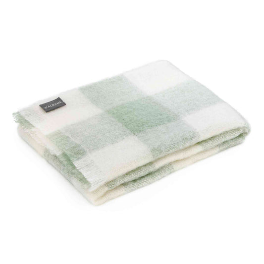 Mohair Eden Check Knee Rug by St Albans - TRENDZ