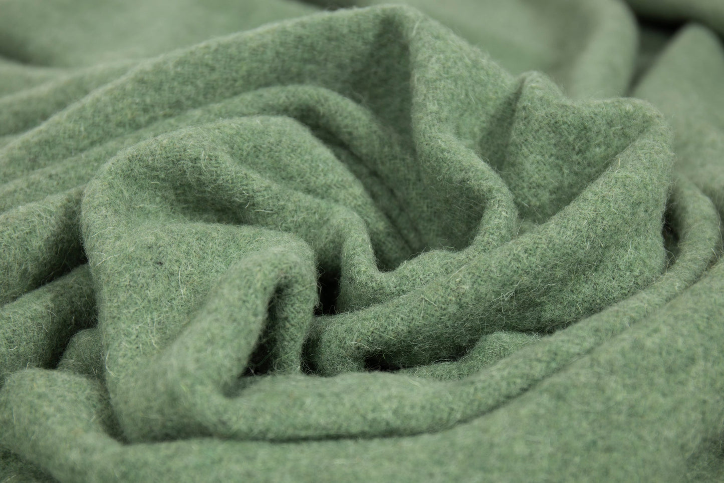 Brighton Throw - 100% NZ Wool - Sage - TRENDZ