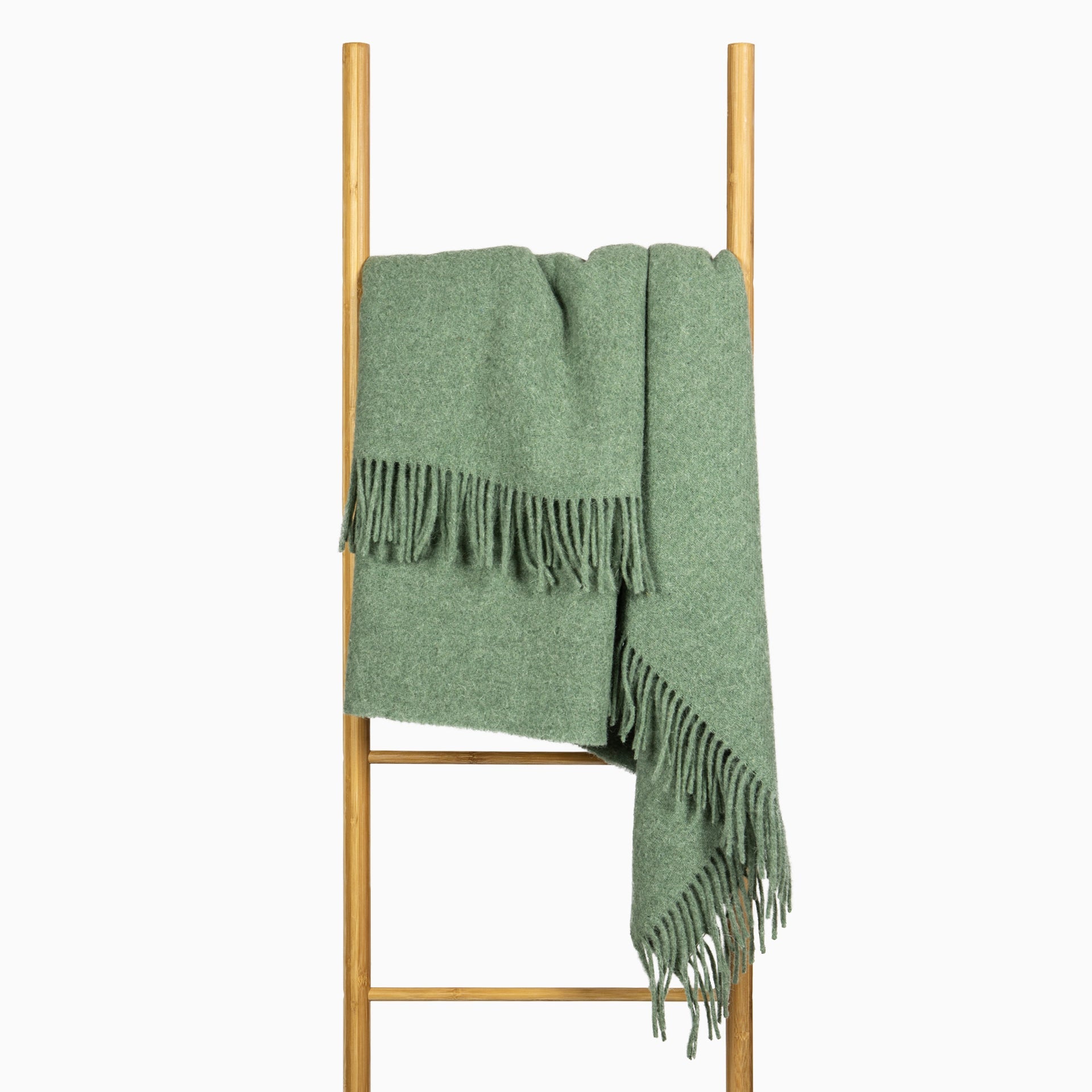 Brighton Throw - 100% NZ Wool - Sage - TRENDZ