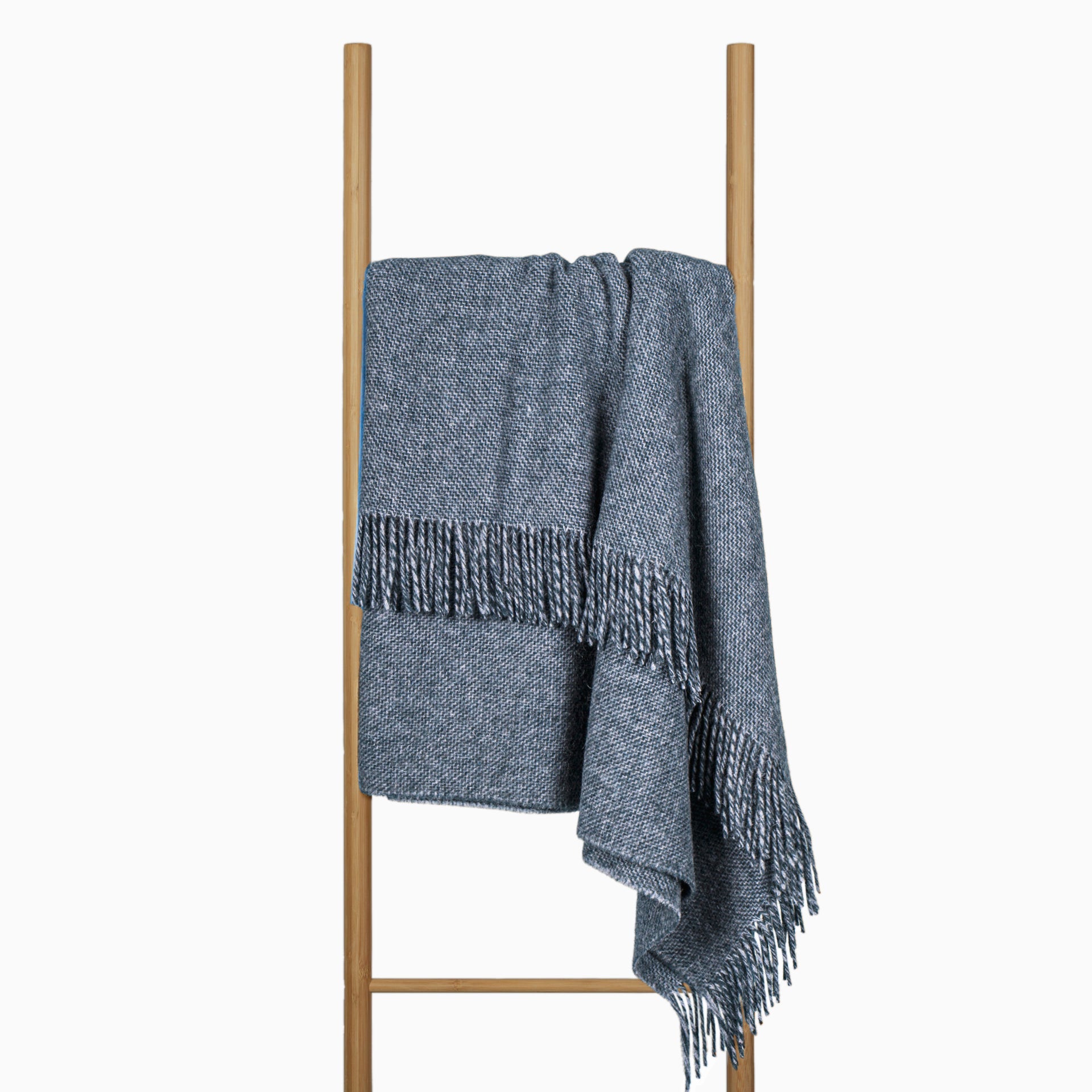 Cambridge Throw - 100% NZ Wool - Navy - TRENDZ