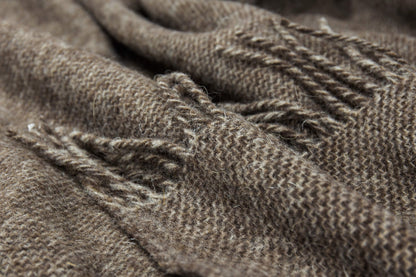 Cambridge Throw - 100% NZ Wool - Natural - TRENDZ