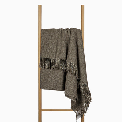 Cambridge Throw - 100% NZ Wool - Natural - TRENDZ