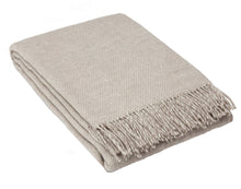 Cambridge Throw - 100% NZ Wool - Silver - TRENDZ