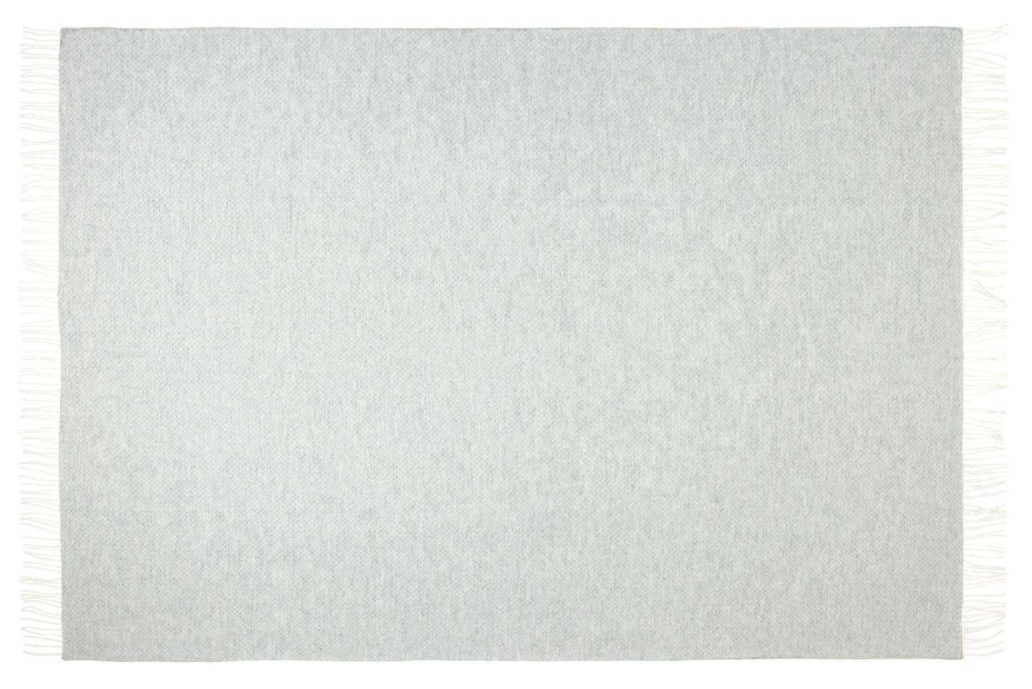 Chiswick Throw - Merino Wool/Cashmere - Light Grey - TRENDZ