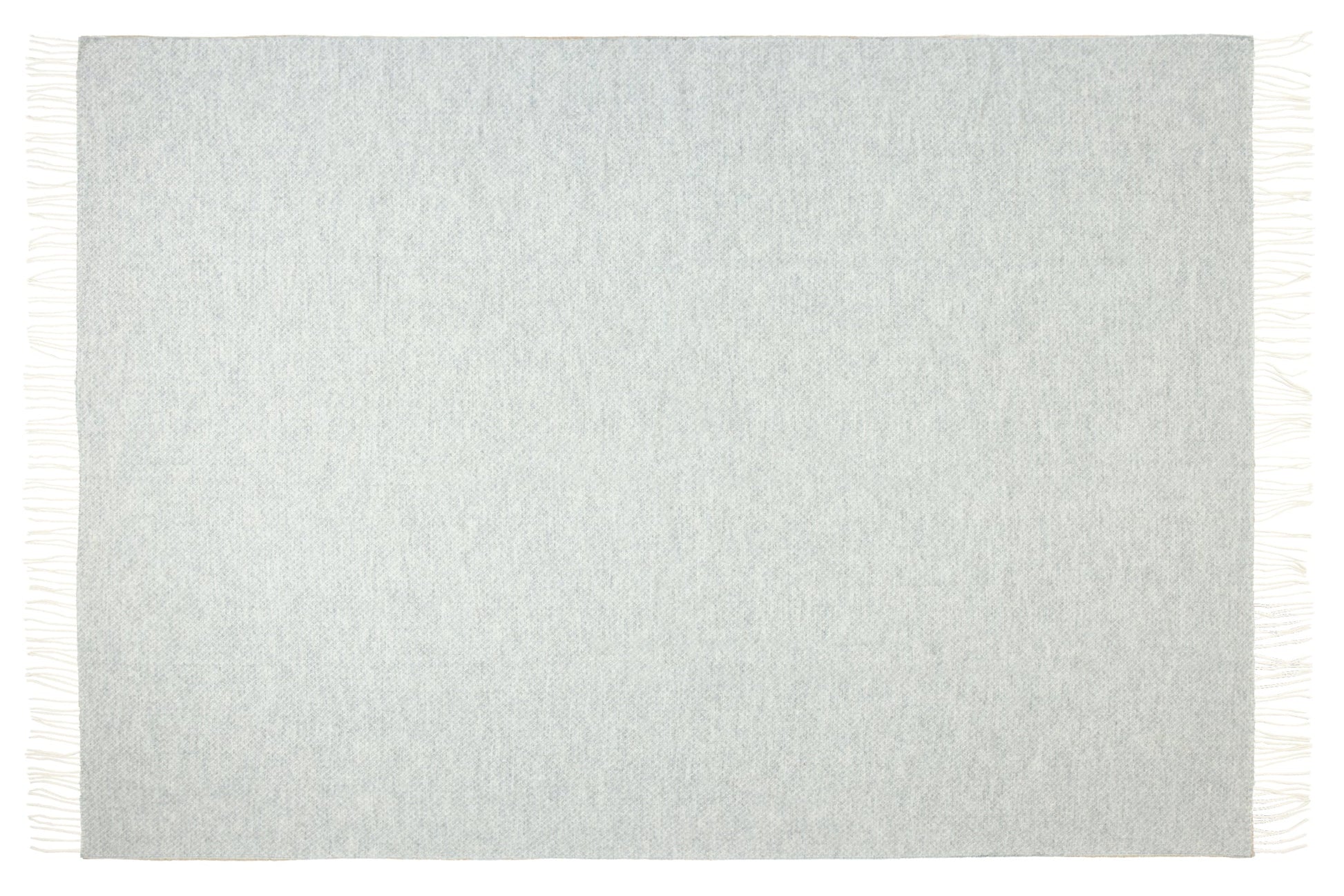 Chiswick Throw - Merino Wool/Cashmere - Light Grey - TRENDZ