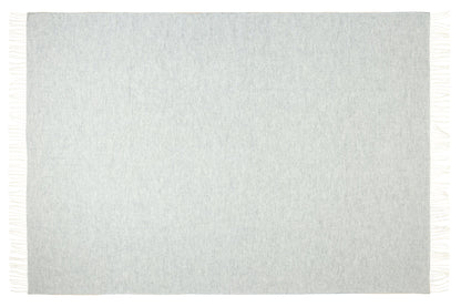 Chiswick Throw - Merino Wool/Cashmere - Light Grey - TRENDZ
