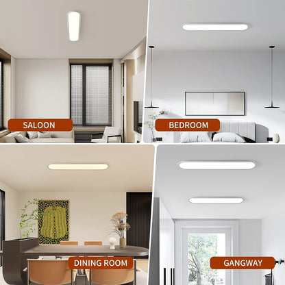 Dimmable LED Ceiling Light – Flush Mount in White