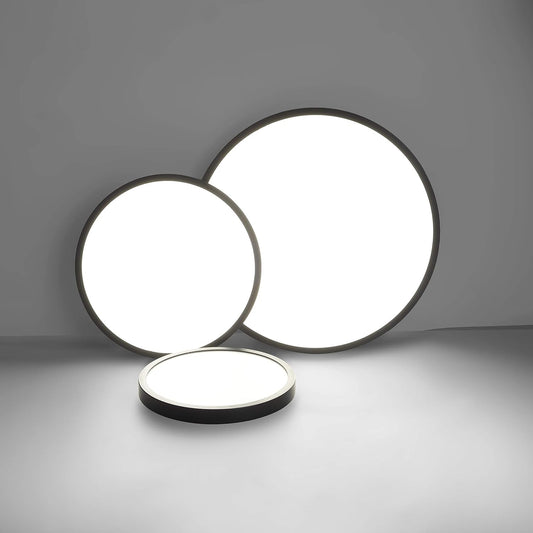 Flush Mount LED Ceiling Light – 50cm - Black Finish