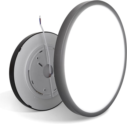 Flush Mount LED Ceiling Light – 50cm - Black Finish