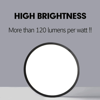 Flush Mount LED Ceiling Light – 50cm - Black Finish