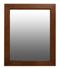 Ascott Solid Timber Frame Wall Mirror - Mahogany - TRENDZ