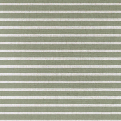 Cushion Cover-With Piping-Hampton Stripe Sage-60cm x 60cm
