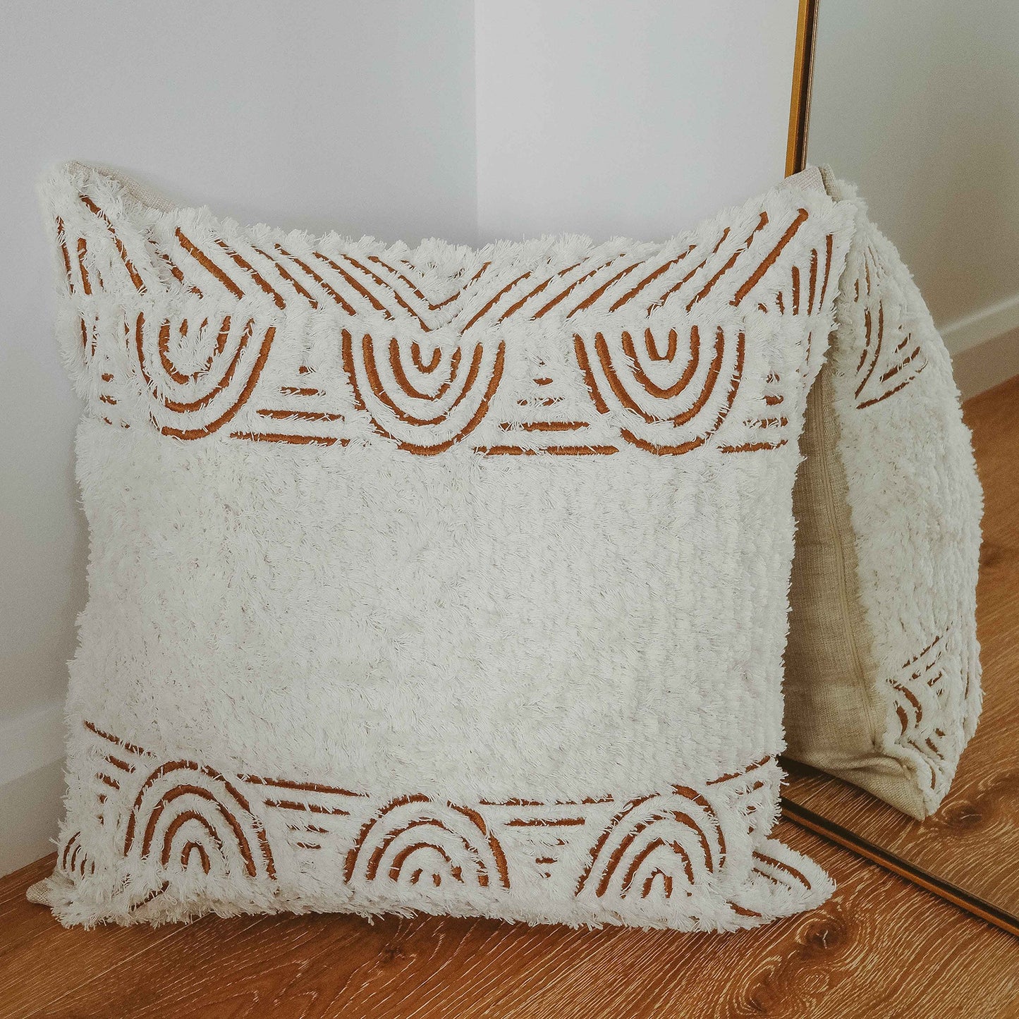 Cushion Cover-Boho Textured Single Sided-Africa-50cm x 50cm - TRENDZ
