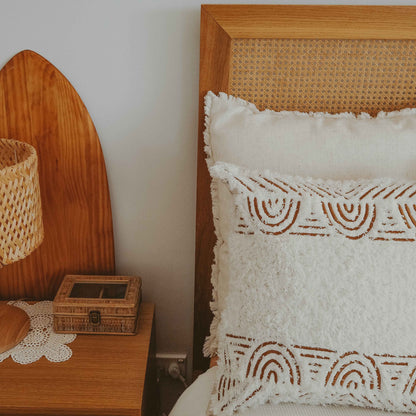 Cushion Cover-Boho Textured Single Sided-Africa-50cm x 50cm - TRENDZ