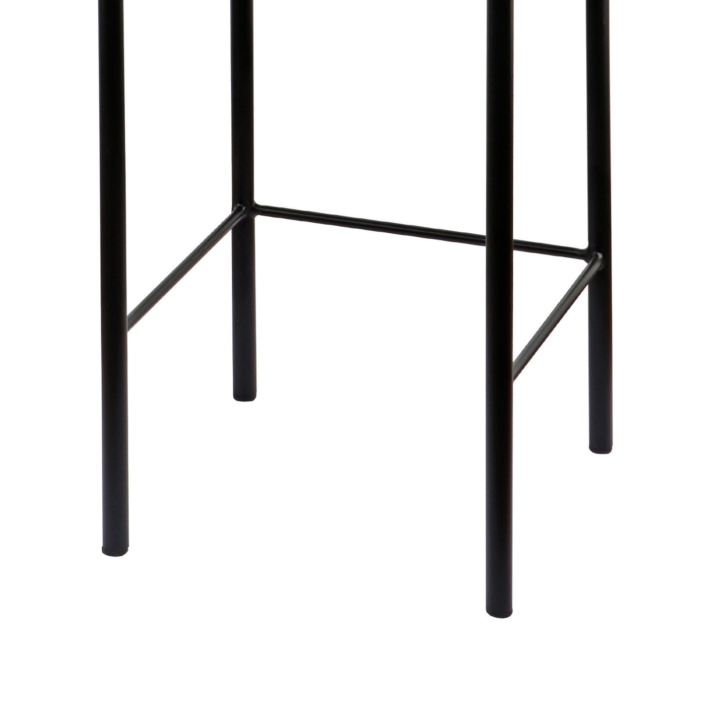 Sarantino Cedric Bar Stool W/ High-density Foam Upholstered In Pu Leather Sturdy Iron Frame Green - TRENDZ