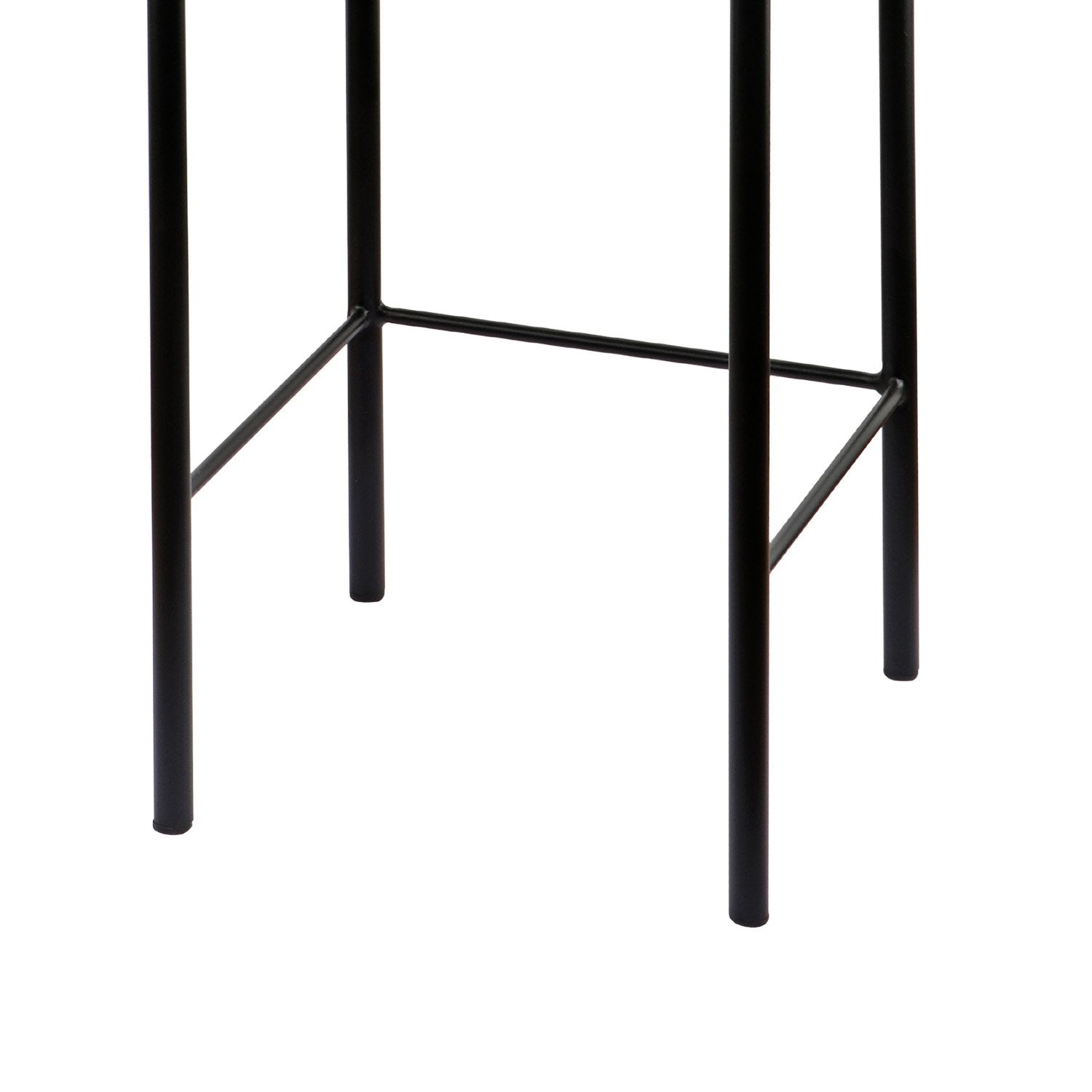 Sarantino Cedric Bar Stool W/ High-density Foam Upholstered In Pu Leather Sturdy Iron Frame Green - TRENDZ