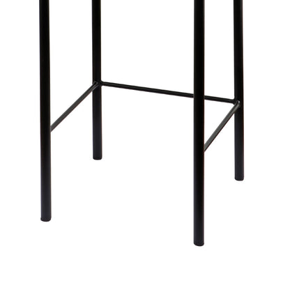 Sarantino Cedric Bar Stool W/ High-density Foam Upholstered In Pu Leather Sturdy Iron Frame Green - TRENDZ
