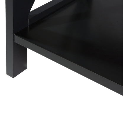 Sarantino Daphne 5-tier Cross Panel Bookshelf - TRENDZ