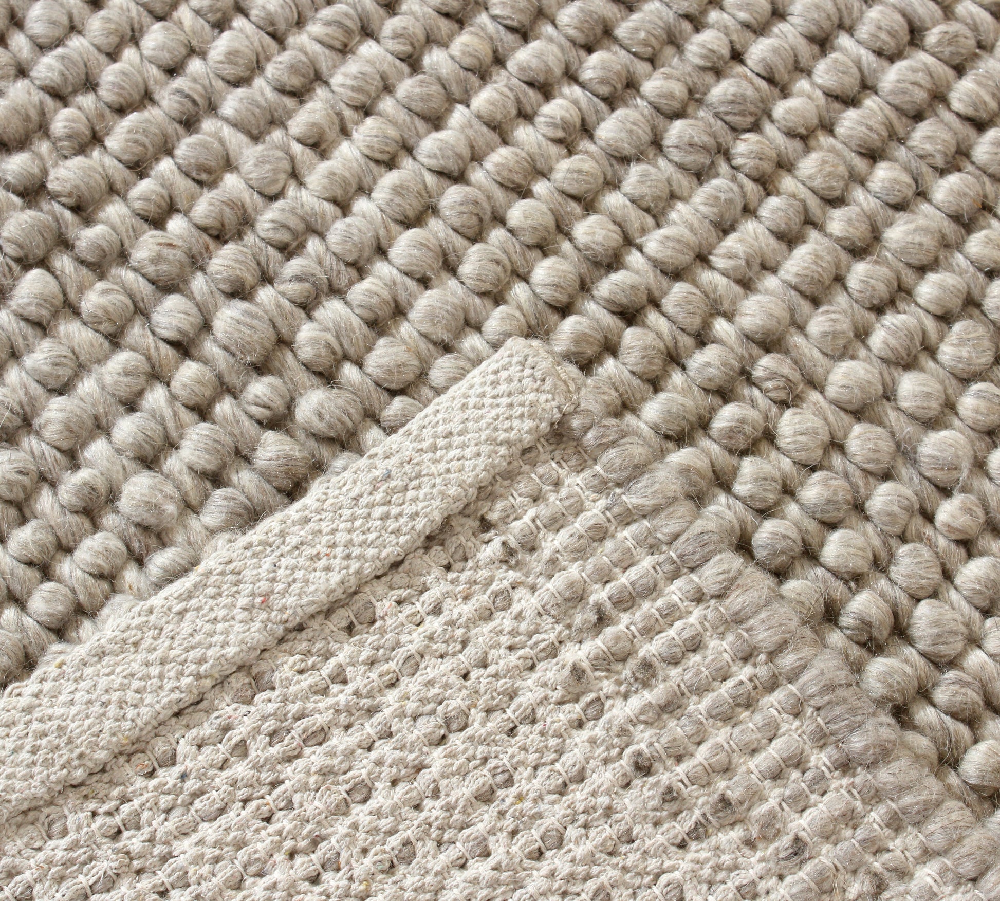 Aura Hand Woven Loop Pile Wool Rug - 240x340 - TRENDZ