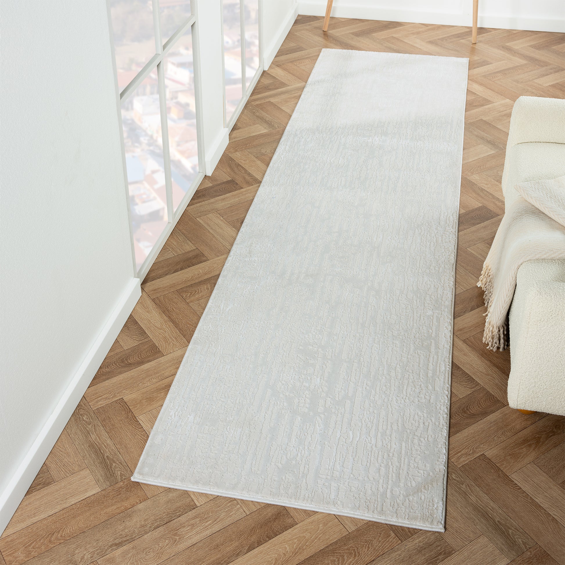 Grande Jacquard Rug - Pearl - 300x400 - TRENDZ