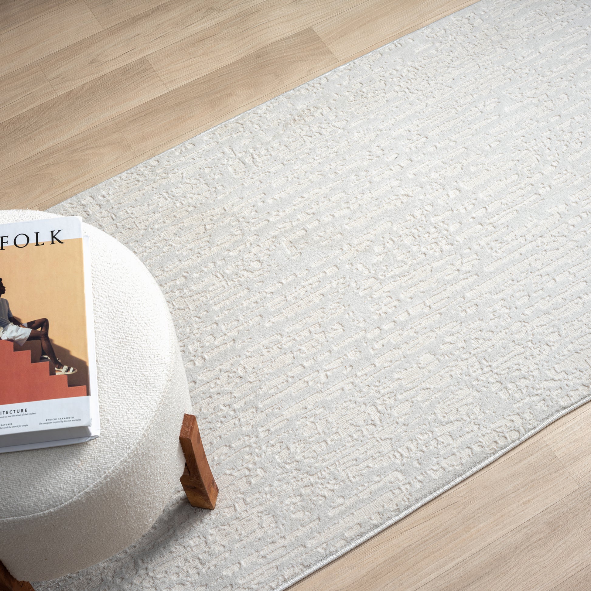 Grande Jacquard Rug - Pearl - 300x400 - TRENDZ