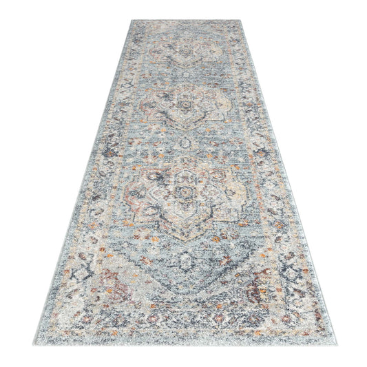 Ornate Persian Vintage Rug - Blue - 80x150 - TRENDZ