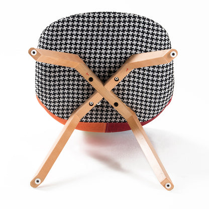 4X Retro Dining Cafe Chair Padded Seat MULTI COLOUR - TRENDZ