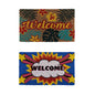 YES4HOMES 2 x Doormat for Front Door Entryway Cursive Natural Coconut Coir Floor mat Outdoor 45x75cm - TRENDZ