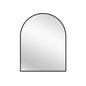 Black Metal Arch Mirror - Small 80cm x 100cm - TRENDZ