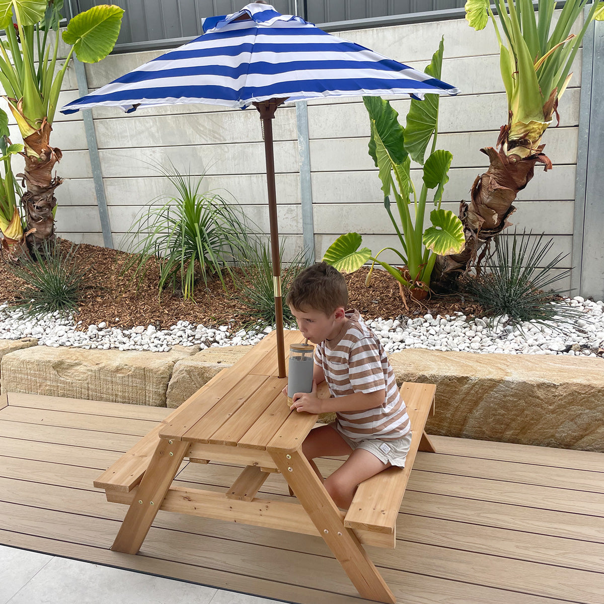 Lifespan Kids Sunrise Sand & Water Table with Umbrella - TRENDZ
