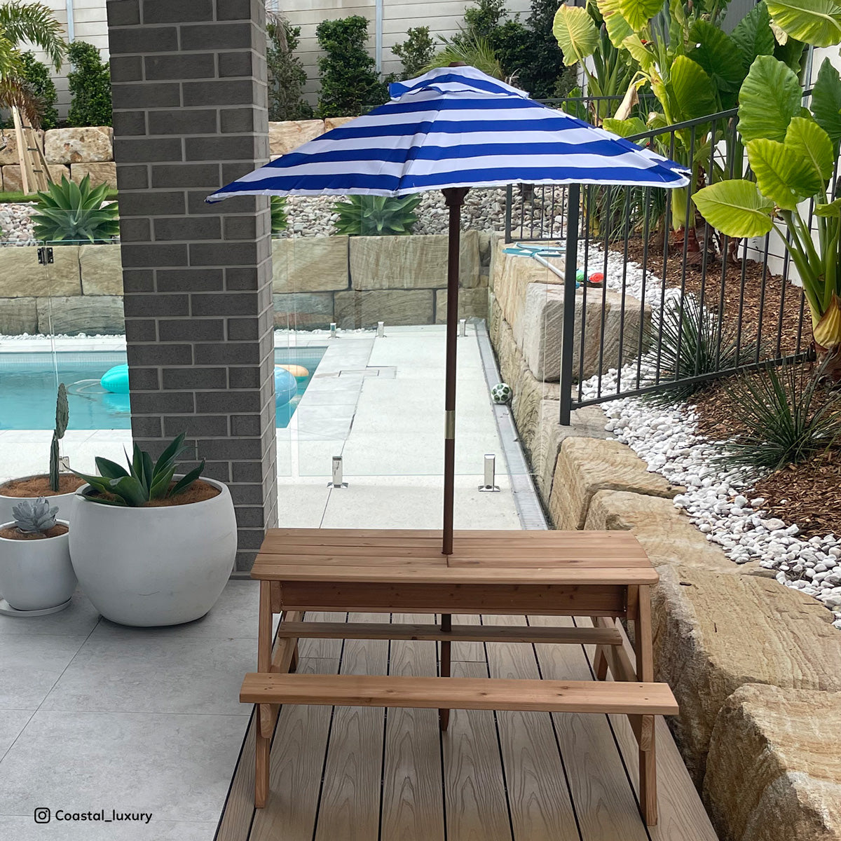 Lifespan Kids Sunrise Sand & Water Table with Umbrella - TRENDZ