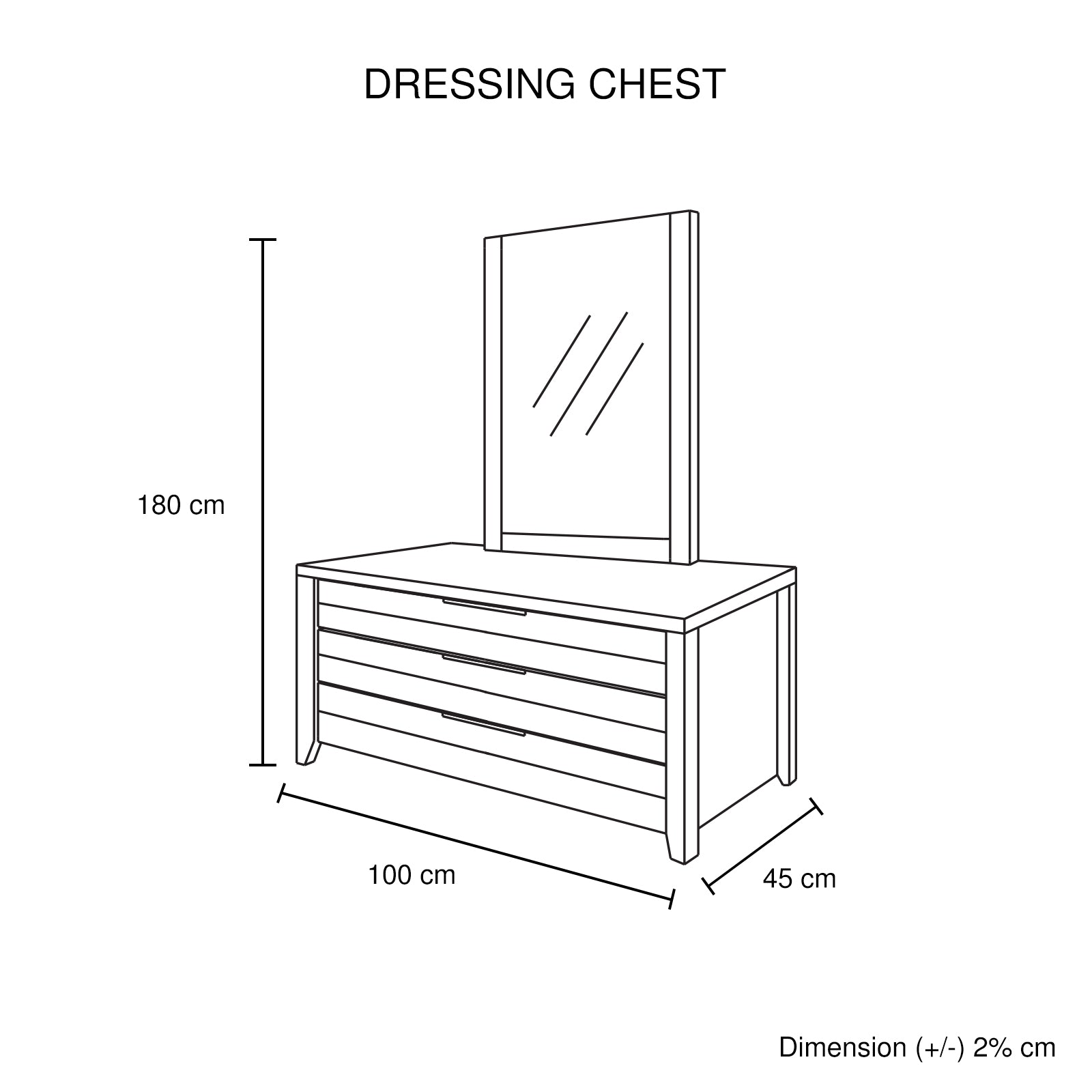 4 Pieces Bedroom Suite Natural Wood Like MDF Structure Queen Size Oak Colour Bed, Bedside Table & Dresser - TRENDZ
